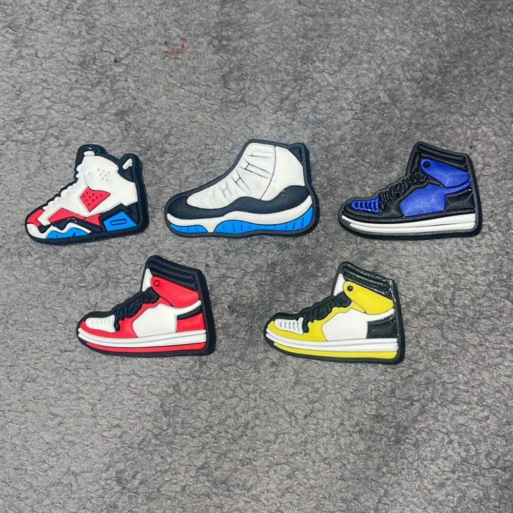 Basketball shoe Croc charms new set of 5